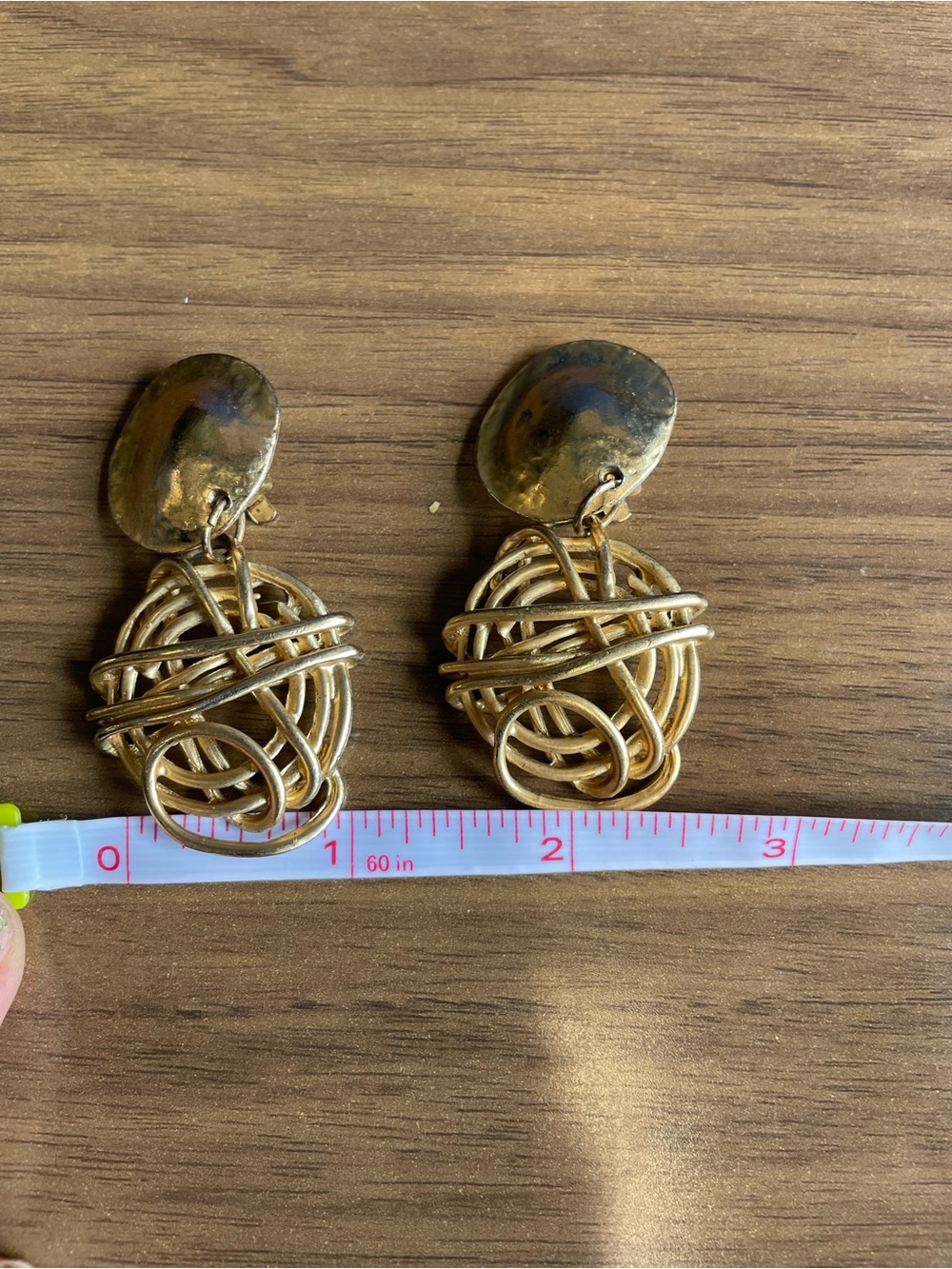 Gold-Tone Knotted Drop Earrings - Women Jewelry